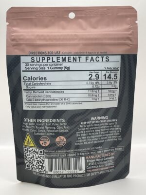 Trojan Horse Cannabis Delta 9 THC 10:1 Gummies - Image 2