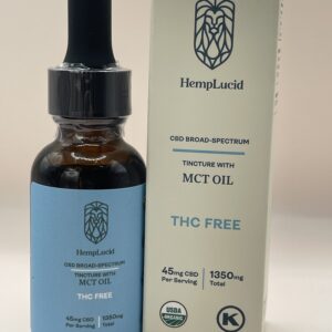 HempLucid THC-Free Broad-Spectrum CBD/MCT Oil- 1350 mg