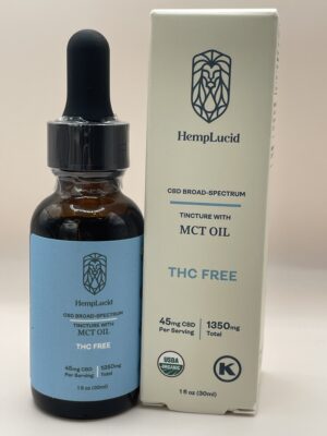HempLucid THC-Free Broad-Spectrum CBD/MCT Oil- 1350 mg
