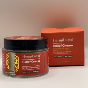 CBDA Full Spectrum Body Cream - Blood Orange- Hemplucid