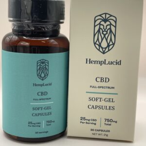 HempLucid Full~Spectrum Soft Gel Capsules~750 mg