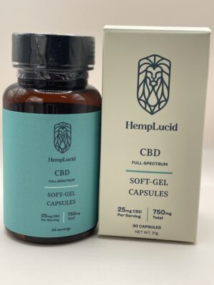 HempLucid Full~Spectrum Soft Gel Capsules~750 mg