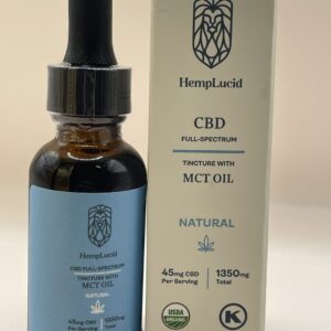 HempLucid Organic Full~Spectrum CBD in MCT Oil~Natural Flavor