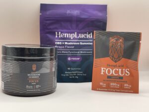 HempLucid Focus Mushroom Gummies- Grape