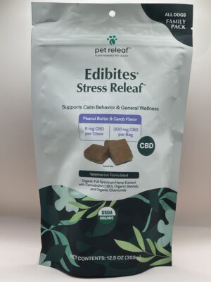 Pet Releaf- Stress Relief Edibites Peanut Butter & Carob - Image 4