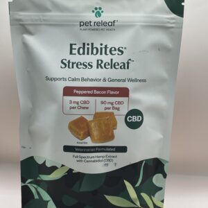 Stress Relief Edibites- Peppered Bacon- Pet Releaf