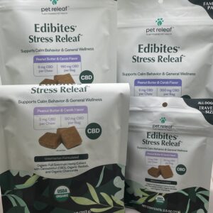 Pet Releaf- Stress Relief Edibites Peanut Butter & Carob