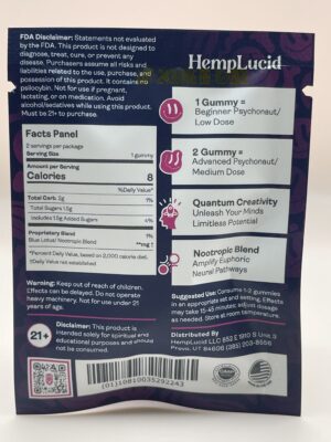 HempLucid Trips Nootropic Mushroom Gummies - Image 3