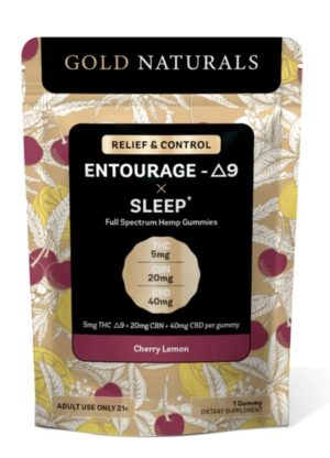 Gold Naturals Entourage Delta 9 Sleep Gummy