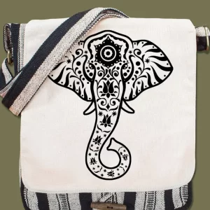 Elephant Vibes Canvas Bag