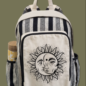 sun & moon canvas bag