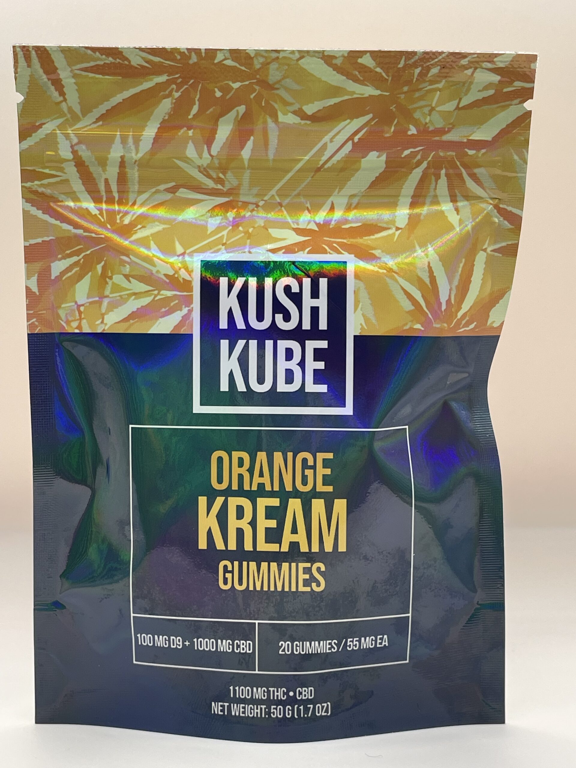 Kush Kubes 10:1 50mg CBD:5mg THC Gummies