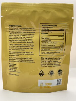 HempLucid 5mg THC: 50 mg CBD Gummies - Image 10