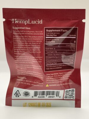 HempLucid 5mg THC: 50 mg CBD Gummies - Image 13
