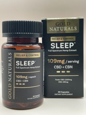 Gold Naturals Full Spectrum Sleep Capsules - Image 3