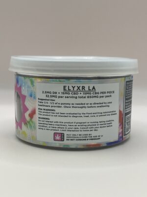 Elyxr LA Awake Gummies- CBD/CBG/THC- Party Pack - Image 3