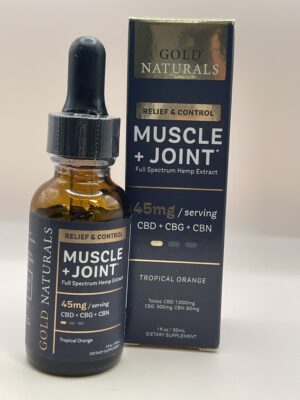 Gold Naturals - Full Spectrum CBD - Muscle & Joint Tincture- Tropical Orange - Image 6