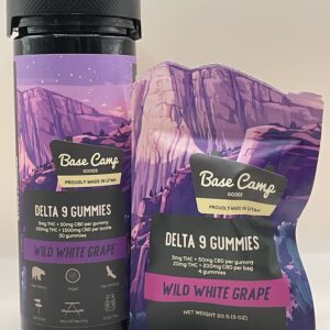 Base Camp Gummies- 5 mg THC: 50 mg CBD