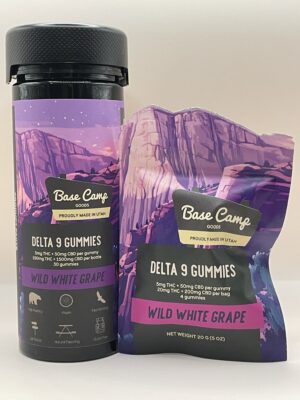 Base Camp Gummies- 5 mg THC: 50 mg CBD