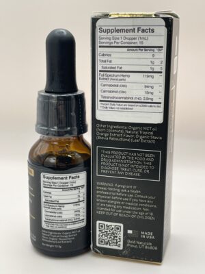Gold Naturals - Full Spectrum CBD - Sleep Tincture - Tropical Orange - Image 5