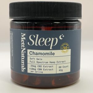 Mett Naturals Sleep Soft Gel Capsules - Full Spectrum - Chamomile