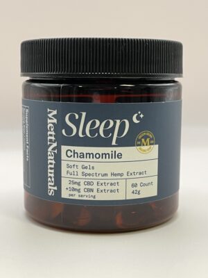 Mett Naturals Sleep Soft Gel Capsules - Full Spectrum - Chamomile