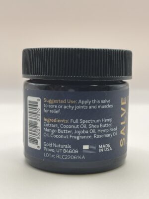 Gold Naturals - Full Spectrum CBD - Relief Control Muscle + Joint Salve - Image 4