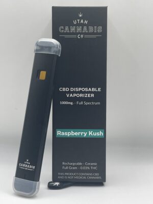 Utah Cannabis Co - Full Spectrum CBD 1000mg Disposable Vape - Image 2
