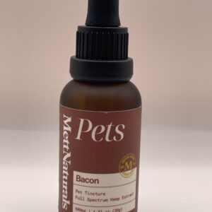Mett Naturals Pet Tincture - Full Spectrum CBD 500mg - Bacon Flavored