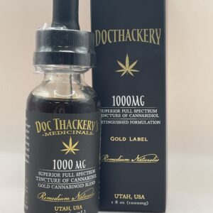 Doc Thackery Gold Label 1000 mg Full Spectrum CBD Tincture