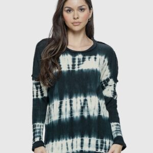Black Tie Dye Long Sleeve By Yak & Yeti