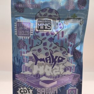 Baked Bytes Minis Gummies - D9-THC, CBD, CBN, CBG, CBC Sativa 30ct - Wasatch Apothecary