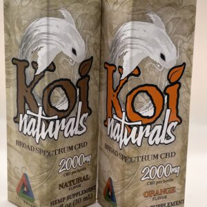 Koi Naturals Tinctures 2000mg CBD ~ Broad Spectrum
