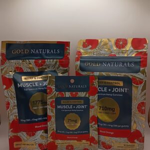 Muscle + Joint Full Spectrum CBD + CBG + CBN Gummy